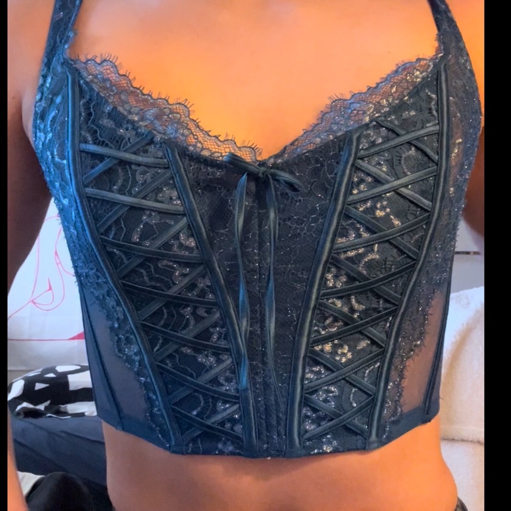 Lace corset top